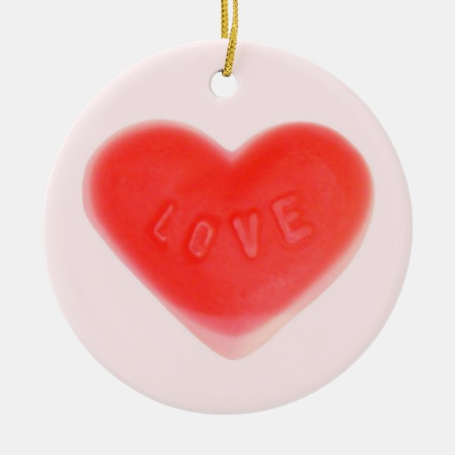 Sweet Heart Pink ornament (Front)