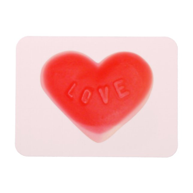 Sweet Heart Pink premium magnet (Horizontal)