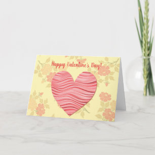 Sweet Heart Valentine's Thoughts and Love Card