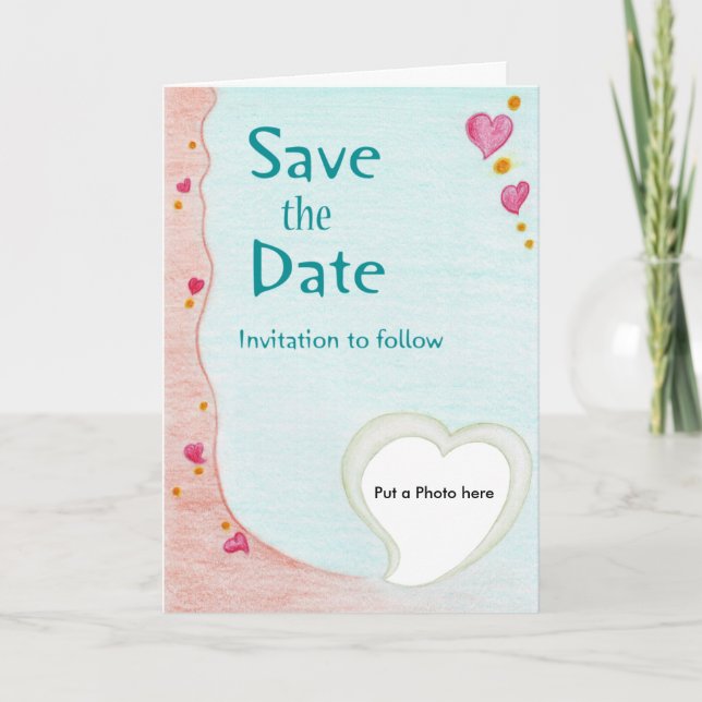Sweet Heart Wedding Invitation (Front)