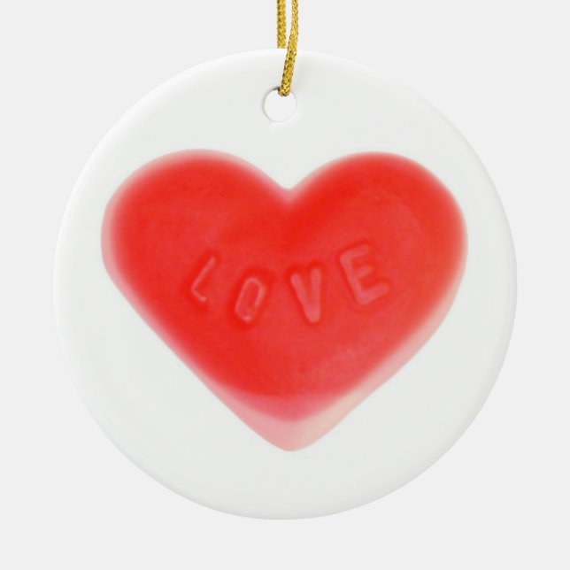 Sweet Heart 'Your Text' ornament (Front)