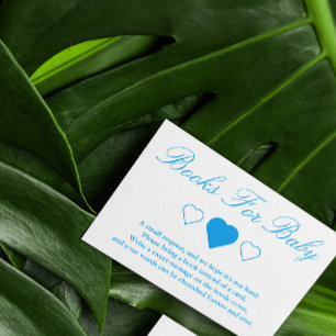 Sweet Hearts Baby Shower Books For Baby Enclosure Card