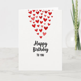 Sweet Hearts Birthday Card
