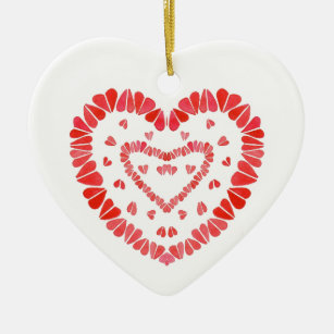 SWEET HEARTS Ceramic Heart Ornament