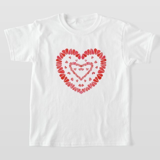 SWEET HEARTS Kids' Basic T-Shirt (Laydown)