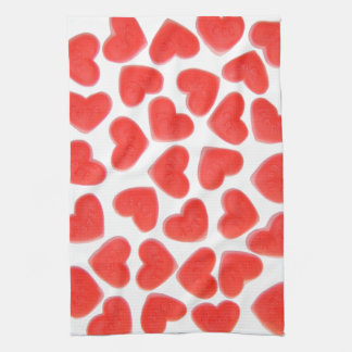 Sweet Hearts kitchen towel