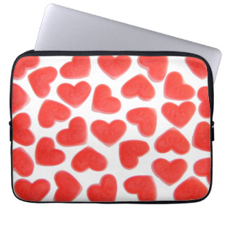 Sweet Hearts laptop sleeve