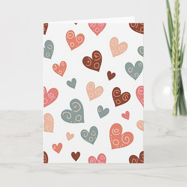 Sweet Hearts Pattern Card (Front)
