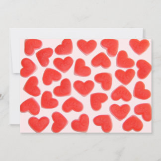 Sweet Hearts Pink invitation