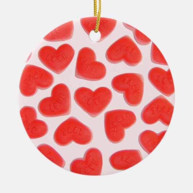 Sweet Hearts Pink ornament 2 sides (Front)