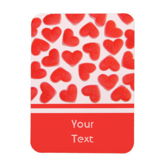 Sweet Hearts Pink 'text' premium magnet