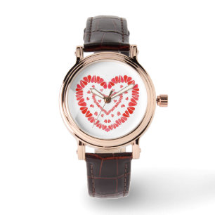 SWEET HEARTS Rose Gold Vintage Watch
