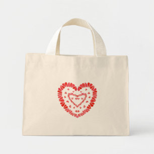 SWEET HEARTS Tiny Tote Bag