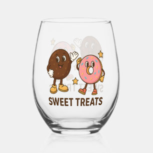 Sweet Heroes –Cookie & Doughnut’s Delicious Advent Stemless Wine Glass