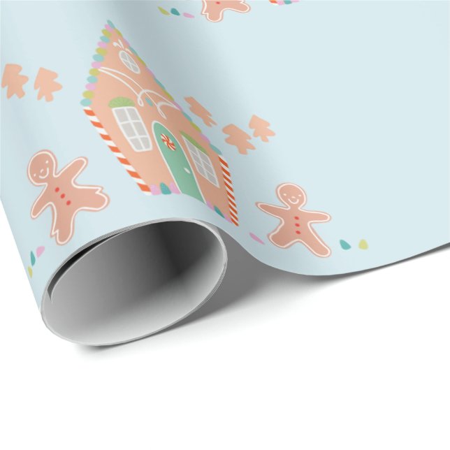 Sweet holiday gingerbread wrapping paper (Roll Corner)