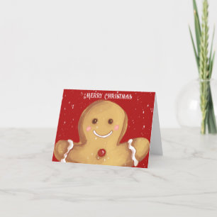 Sweet Holiday Wishes from Our Gingerbread Friend Card