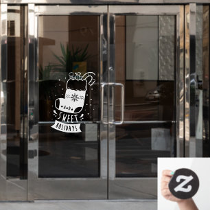 Sweet Holidays Christmas Full Stocking White