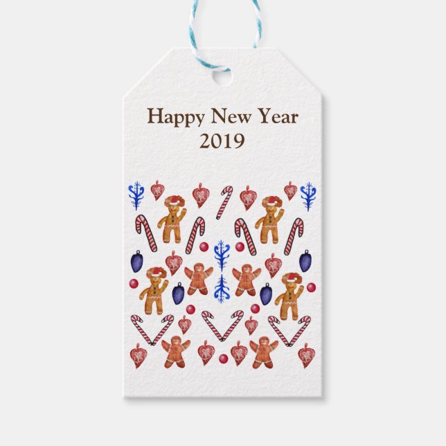 Sweet Holidays Custom Gift Tags (Front)