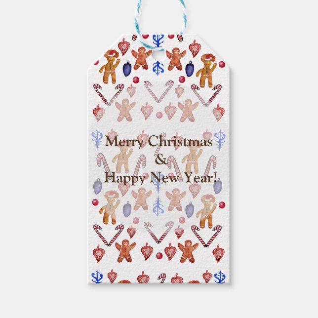 Sweet Holidays Custom Gift Tags (Front)