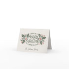 Sweet Holly Berry Vintage Non-Photo Christmas 