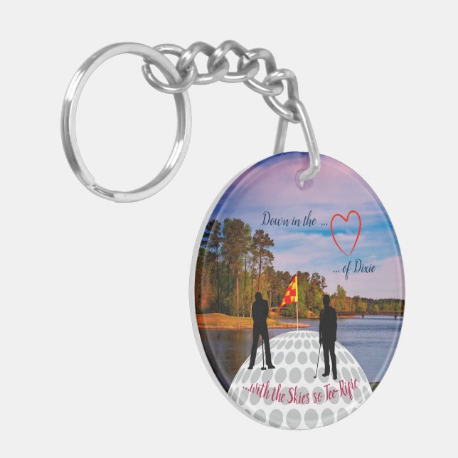 Sweet Home Alabama Golf Key Ring (Front Left)
