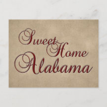 Sweet Home Alabama Post Card