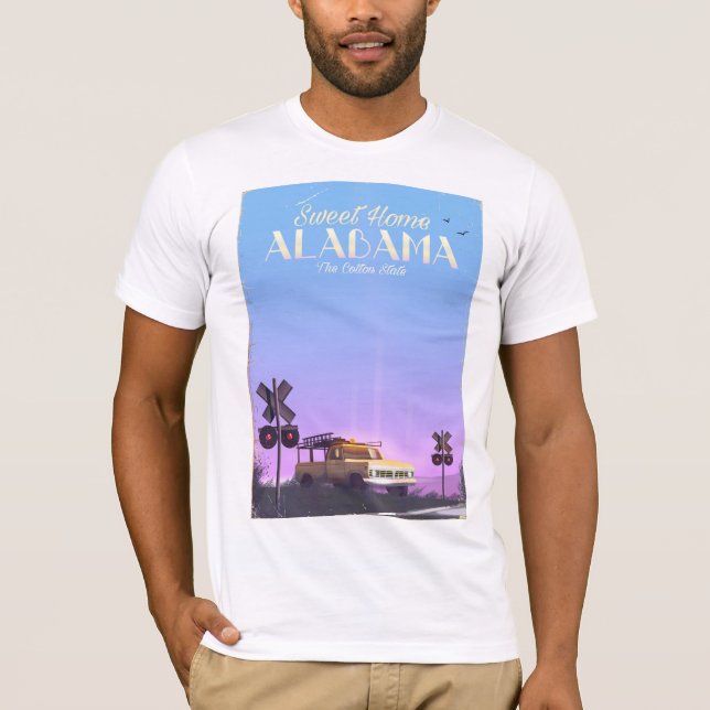 "Sweet home" Alabama Travel poster T-Shirt (Front)