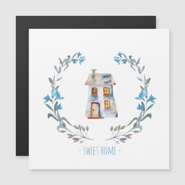Sweet Home Design   Magnetkarte (Front/Back)