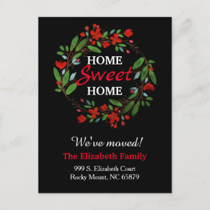 Sweet Home New Address Moving Announcement
