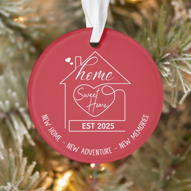 Sweet Home – New Home, New Adventure, New Memories Ornament (Tree)
