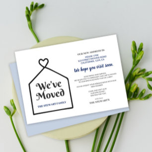 Sweet Home We've Moved New Address Announcement