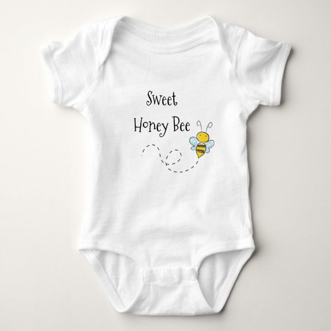 Sweet Honey Bee Baby Bodysuit (Front)