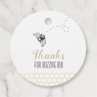 Sweet Honey Bee Favour Tag