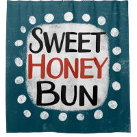 Sweet Honey Bun Shower Curtain