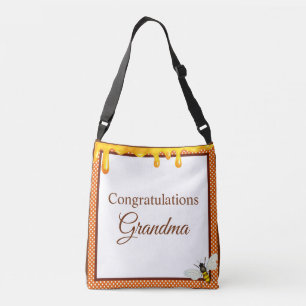 Sweet Honeybee Baby Shower Crossbody Bag