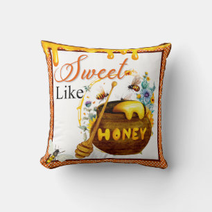 Sweet Honeybee Baby Shower Cushion