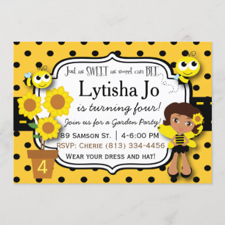 Sweet Honeybee Invitation