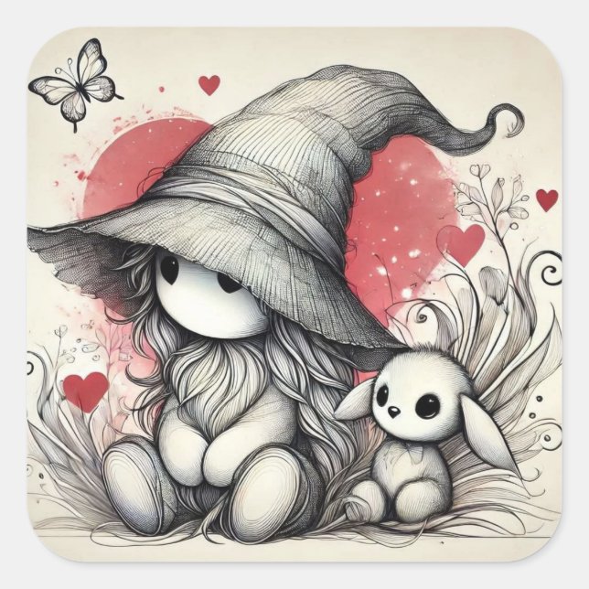 Sweet Horror Wall Art 3 Inch Sticker (Front)