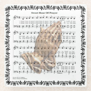 SWEET HOUR OF PRAYER* GLASS COASTER