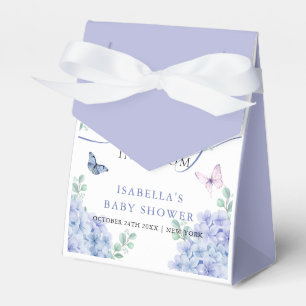 Sweet Hydrangea Floral Garden Baby Shower  Favour Box