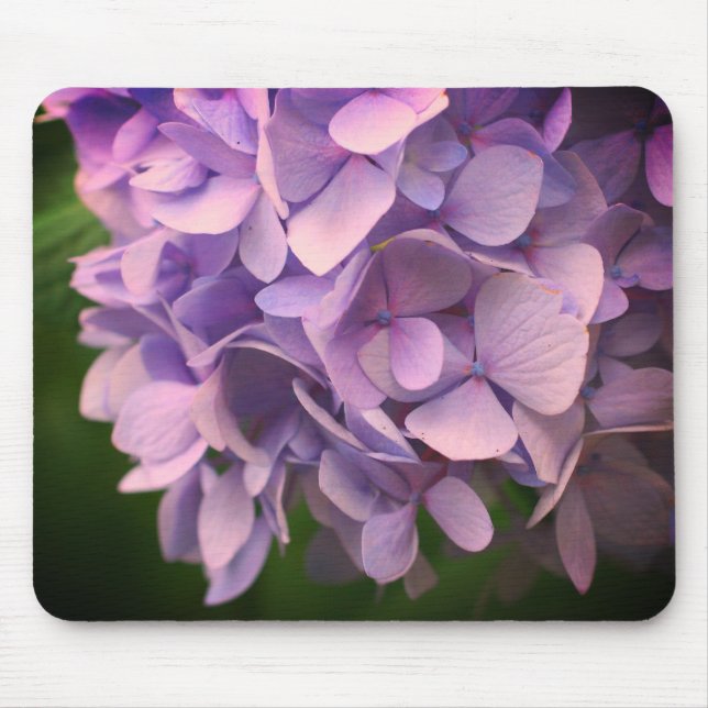 Sweet Hydrangea Flower Petals Mouse Pad (Front)