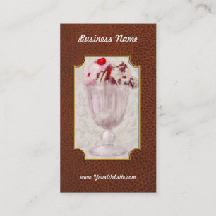 Sweet - Ice Cream - Ice cream sundae Business Card