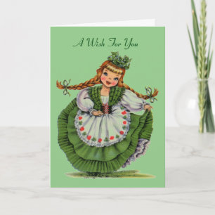 Sweet Irish Miss Card