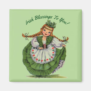 Sweet Irish Miss Magnet
