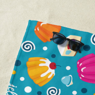 Sweet Jellies Beach Towel
