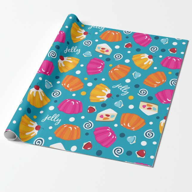 Sweet Jellies Wrapping Paper (Unrolled)