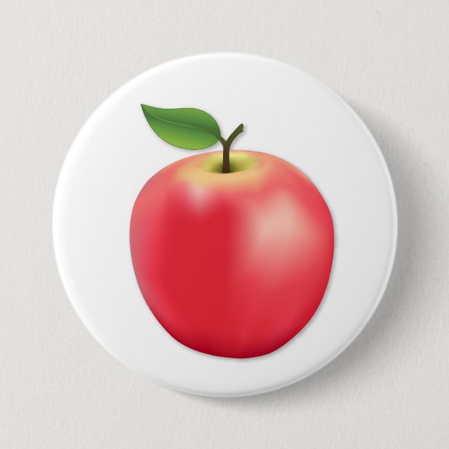 Sweet, Juicy Apple  7.5 Cm Round Badge (Front)