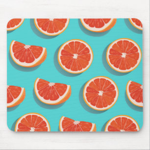 Sweet Juicy Orange Pattern Mouse Pad