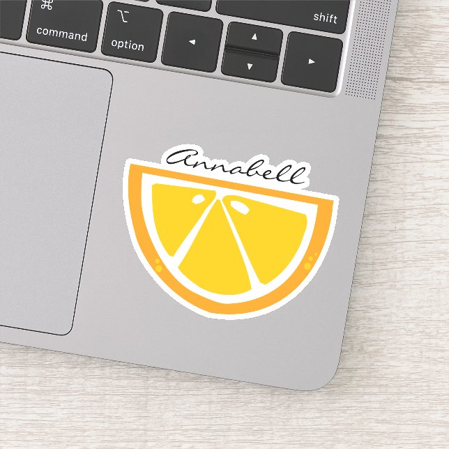 Sweet Juicy Orange Slice Illustration (Detail)