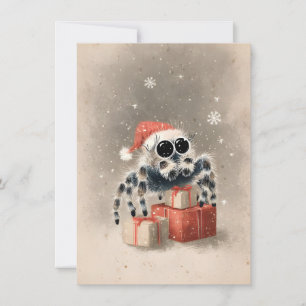 Sweet Jumping Spider Christmas Cards